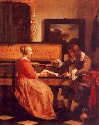 Gabriel Metsu The Music Lesson oil painting picture wholesale